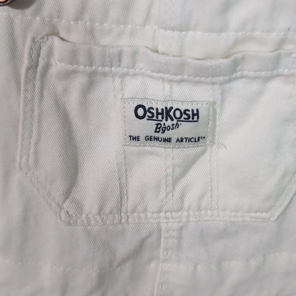 nwot OshKosh B'gosh White Tulle Skirt Overalls